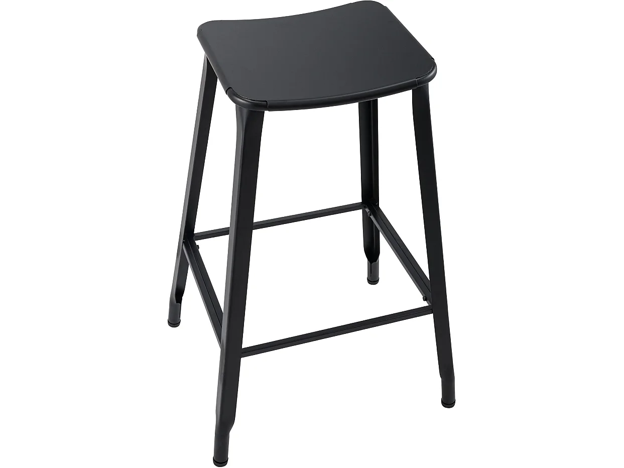 Tabouret de bar - Métal - Noir - Peony