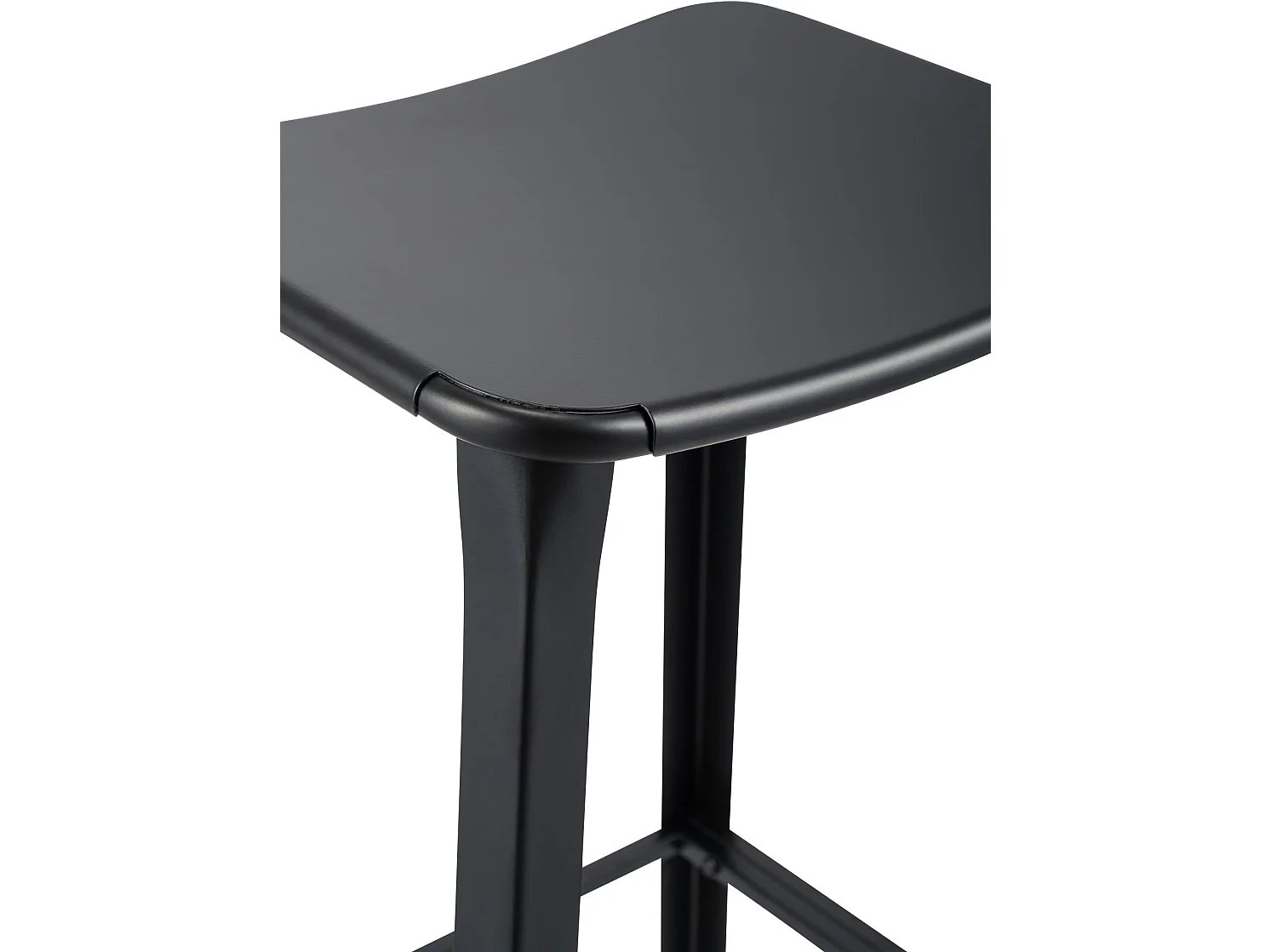 Tabouret de bar - Métal - Noir - Peony