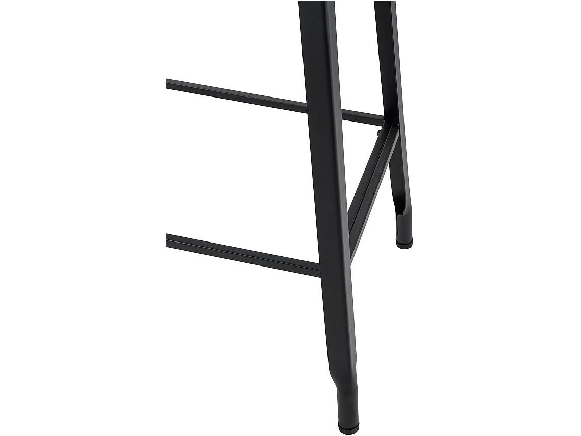 Tabouret de bar - Métal - Noir - Peony