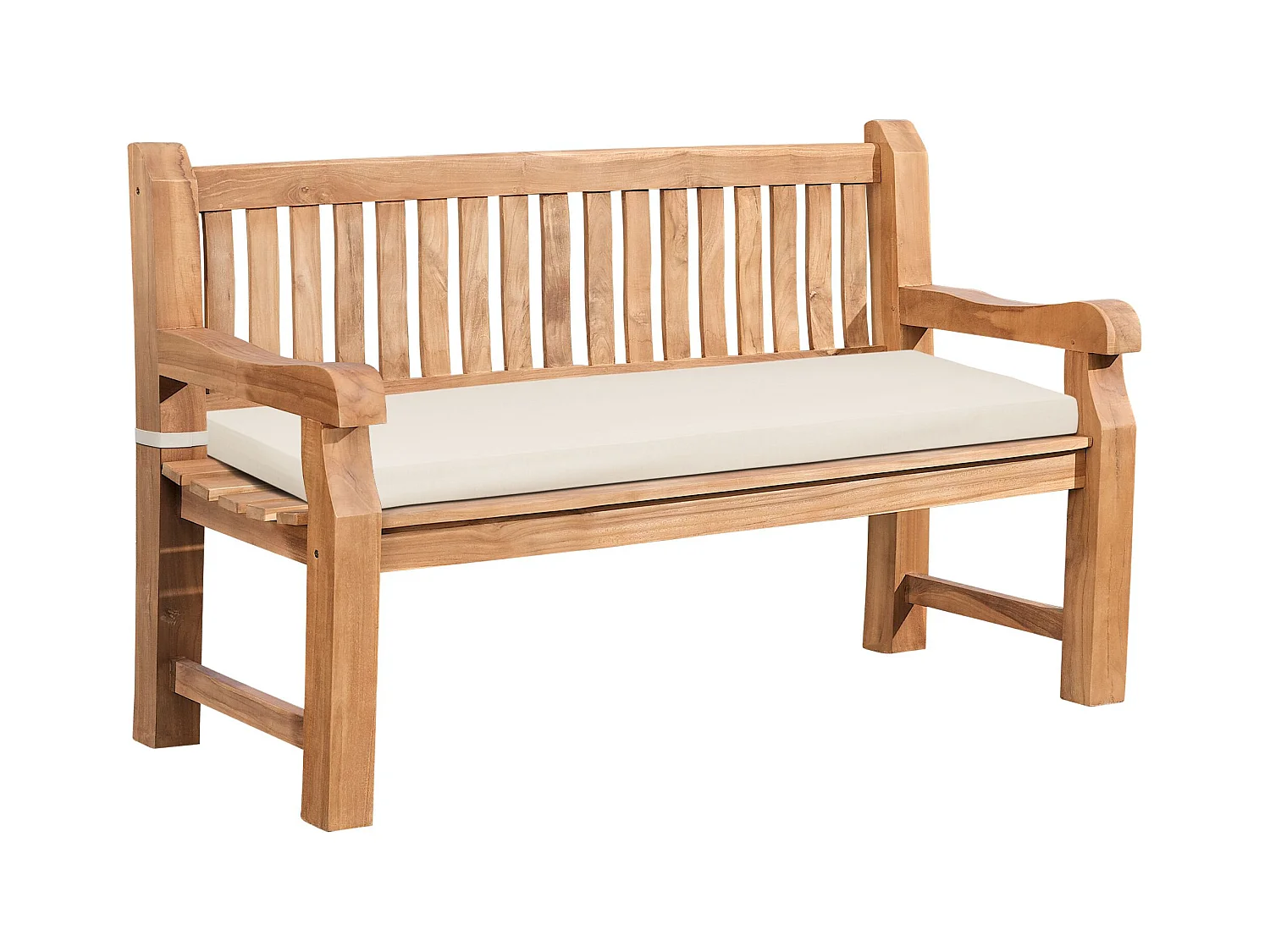 Banc de jardin - Bois - Crème - Jackson V2