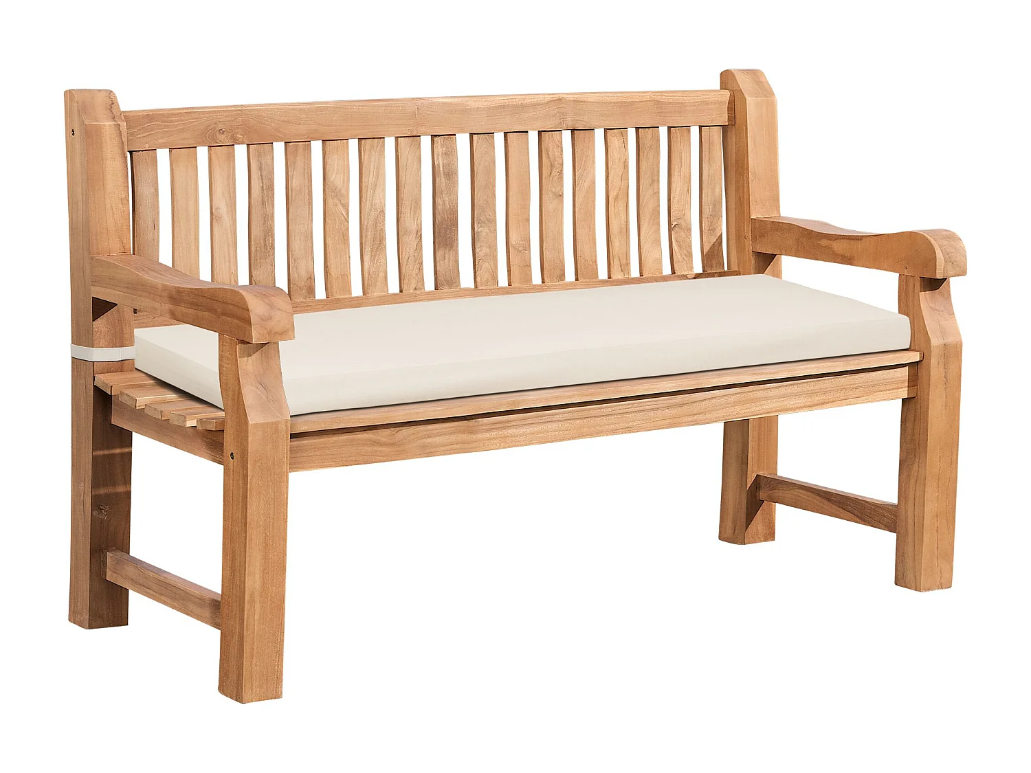 Banc de jardin - Bois - Crème - Jackson V2