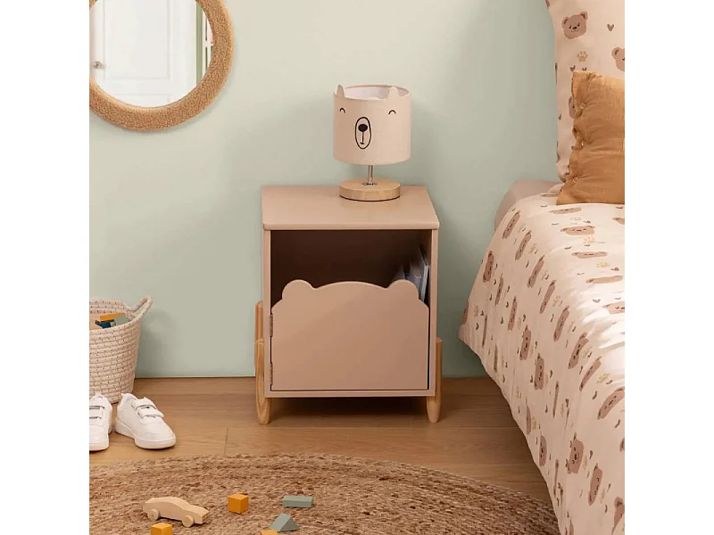 Table de Chevet Enfant "Douceur" 40cm Beige