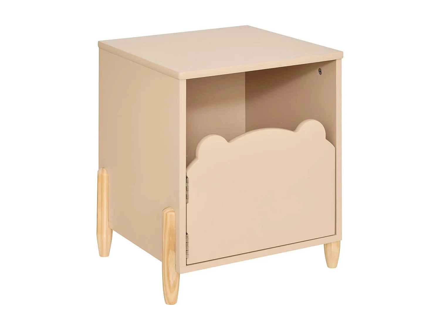 Table de Chevet Enfant "Douceur" 40cm Beige