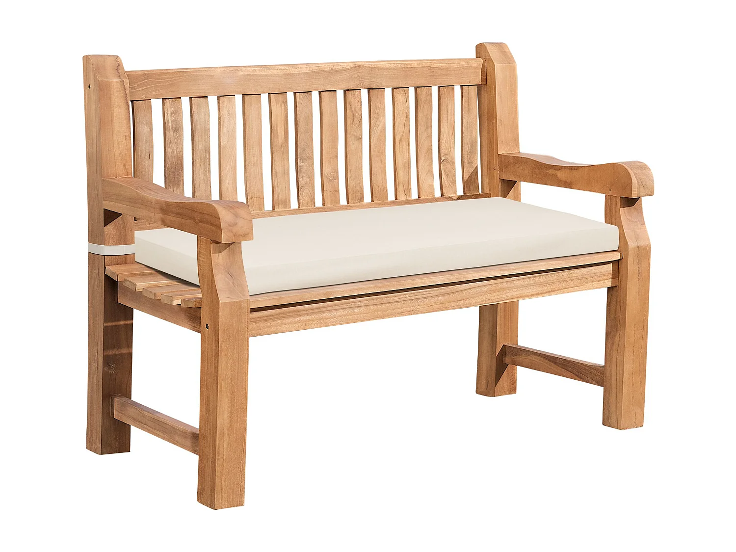 Banc de jardin - Bois - Crème - Jackson V2