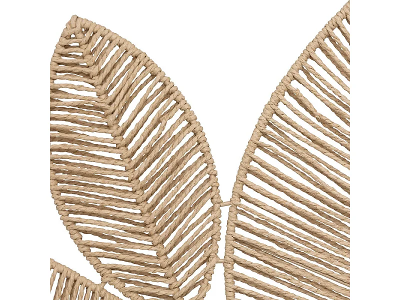 Déco murale feuilles Meera 160 cm corde Atmosphera