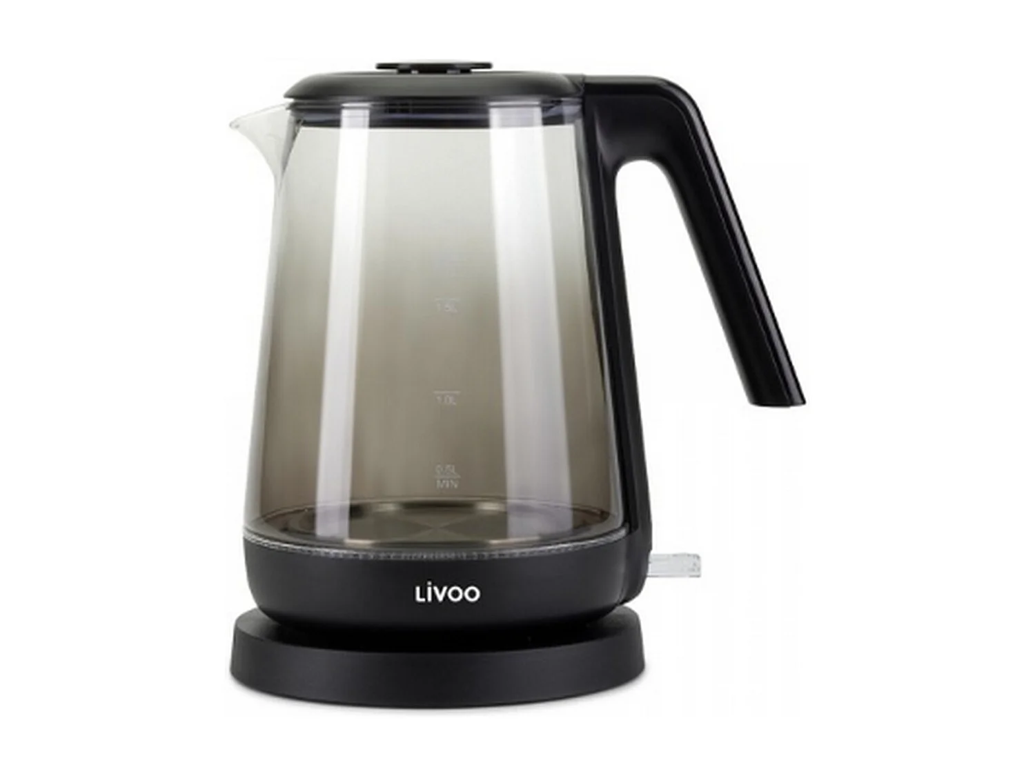 Livoo Bouilloire sans fil 1.7l 2200w transparent - DOD216N