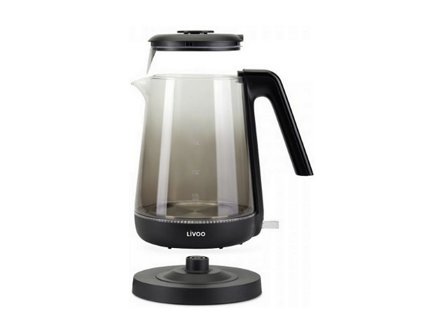 Livoo Bouilloire sans fil 1.7l 2200w transparent - DOD216N