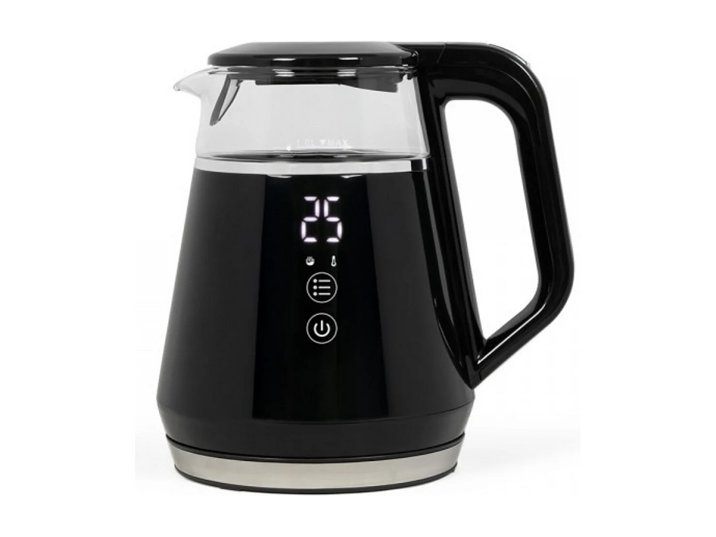 Livoo Bouilloire sans fil 1l 1100w noir - DOD212N