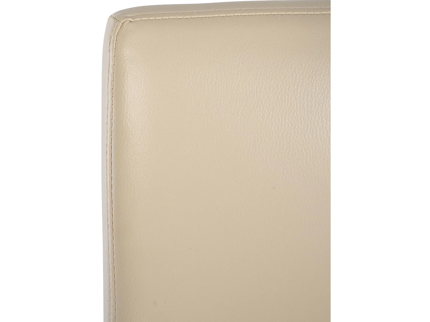 Lot de 2  Tabouret de bar - Similicuir - Crème - Freeport