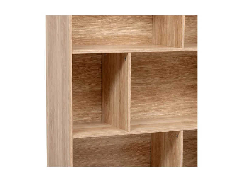 Bibliothèque 8 Niches "Abana" 160cm Naturel