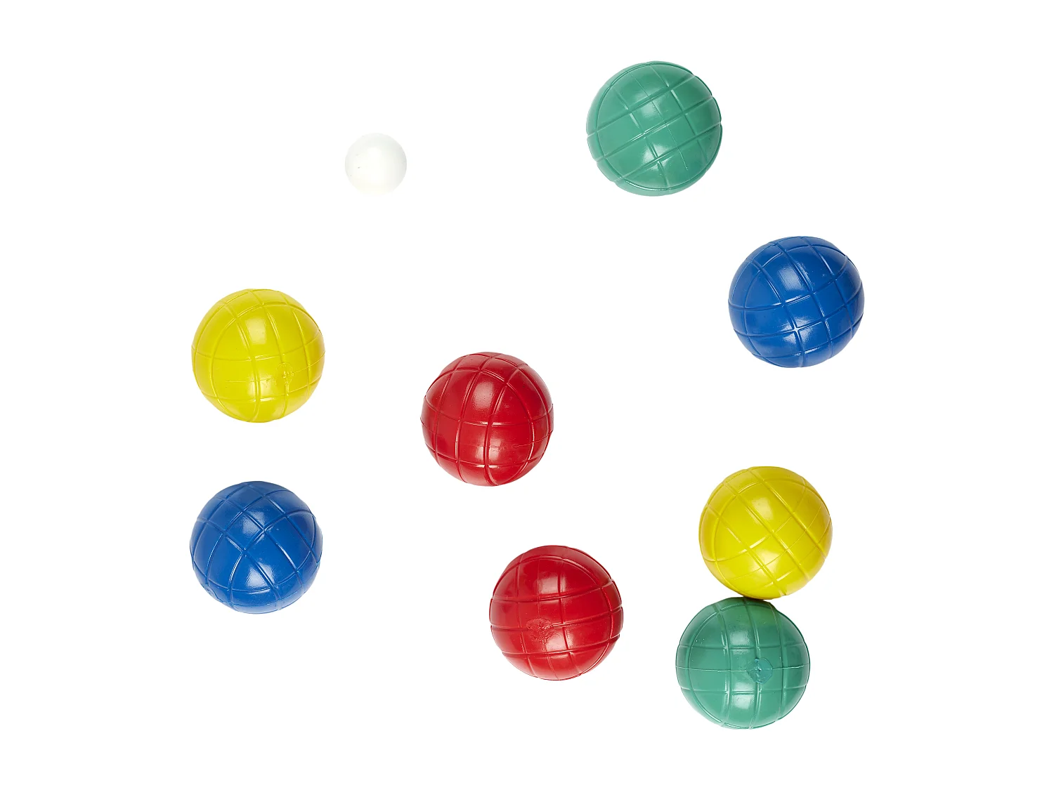 Jeu de 8 Boules en Plastique M12