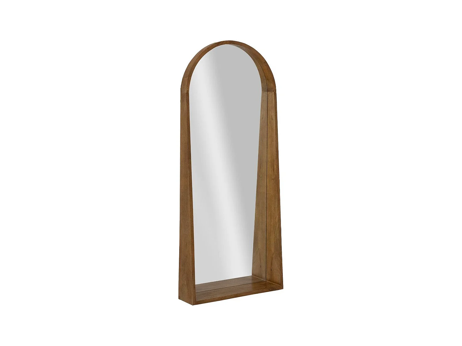 Grand miroir en bois de manguier Marley