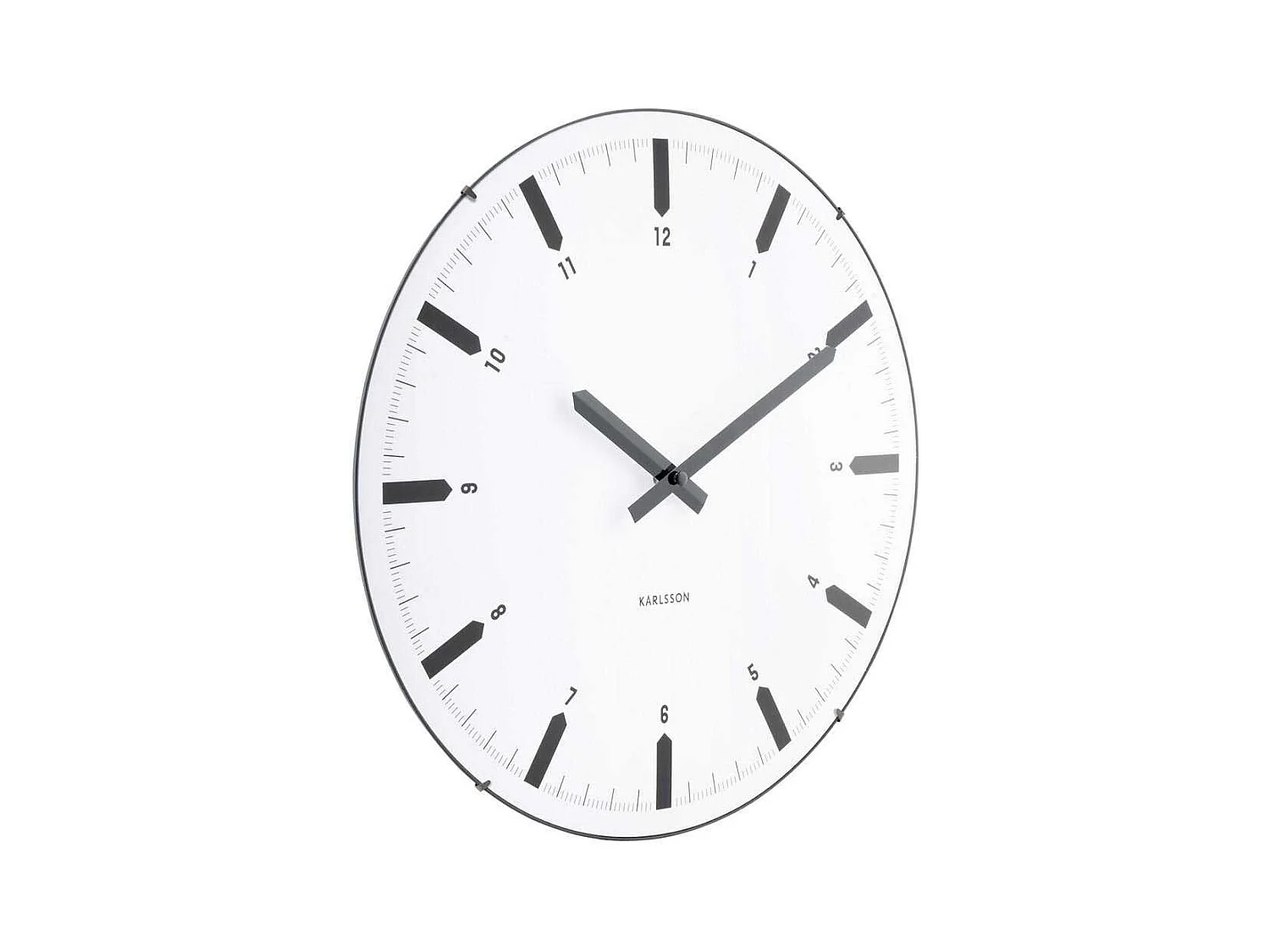 Horloge murale en polypropylène Realista Dome