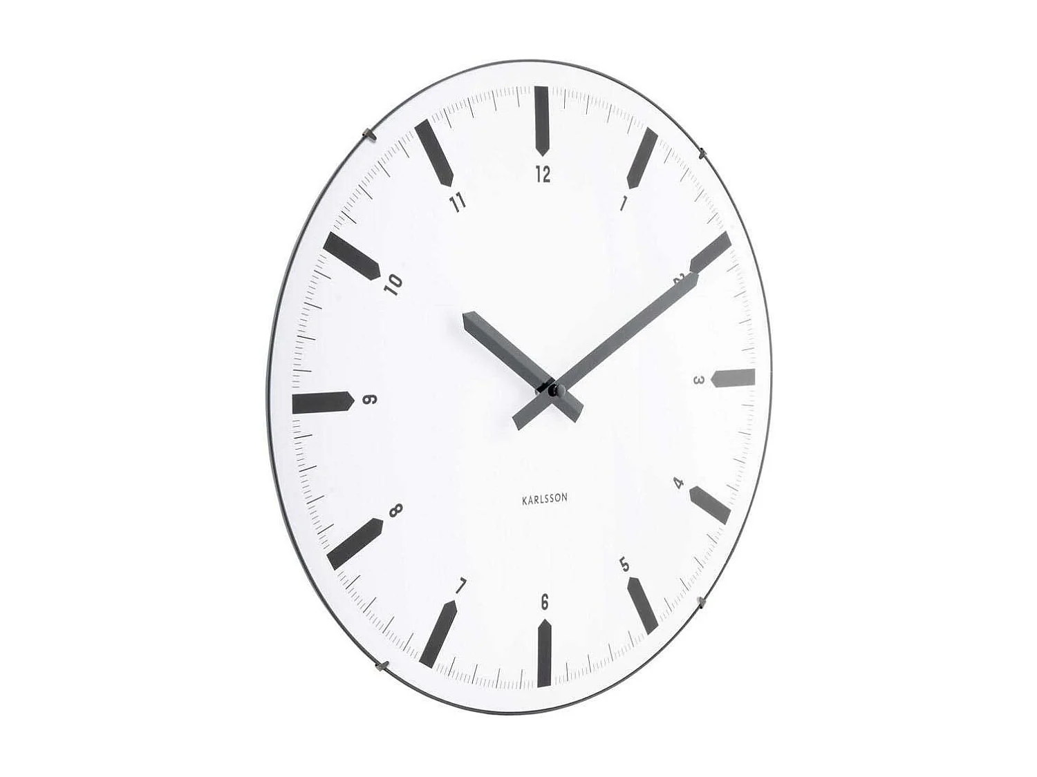 Horloge murale en polypropylène Realista Dome