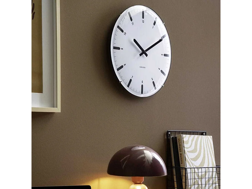 Horloge murale en polypropylène Realista Dome