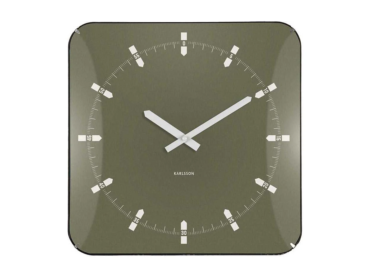 Horloge murale en métal Sucinto Dome Square