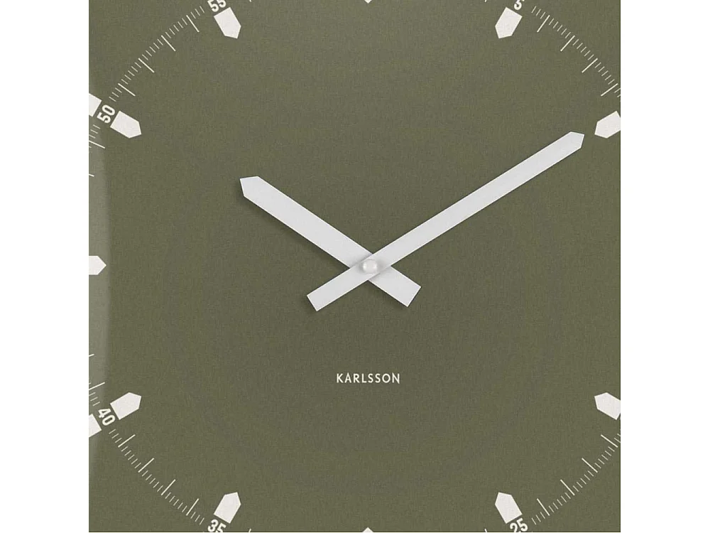 Horloge murale en métal Sucinto Dome Square