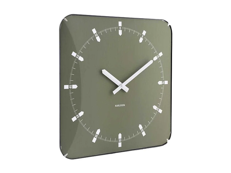 Horloge murale en métal Sucinto Dome Square