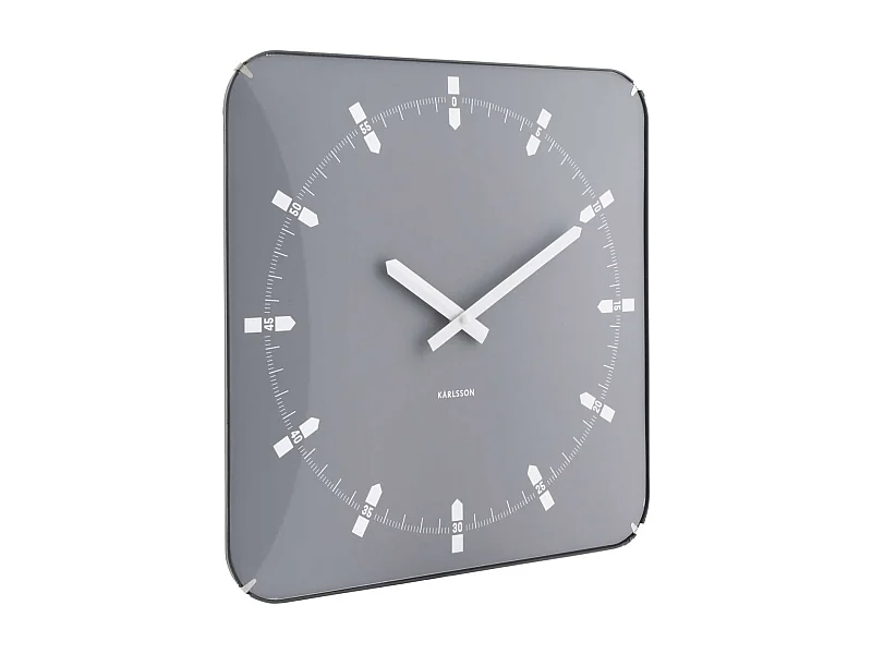 Horloge murale en métal Sucinto Dome Square