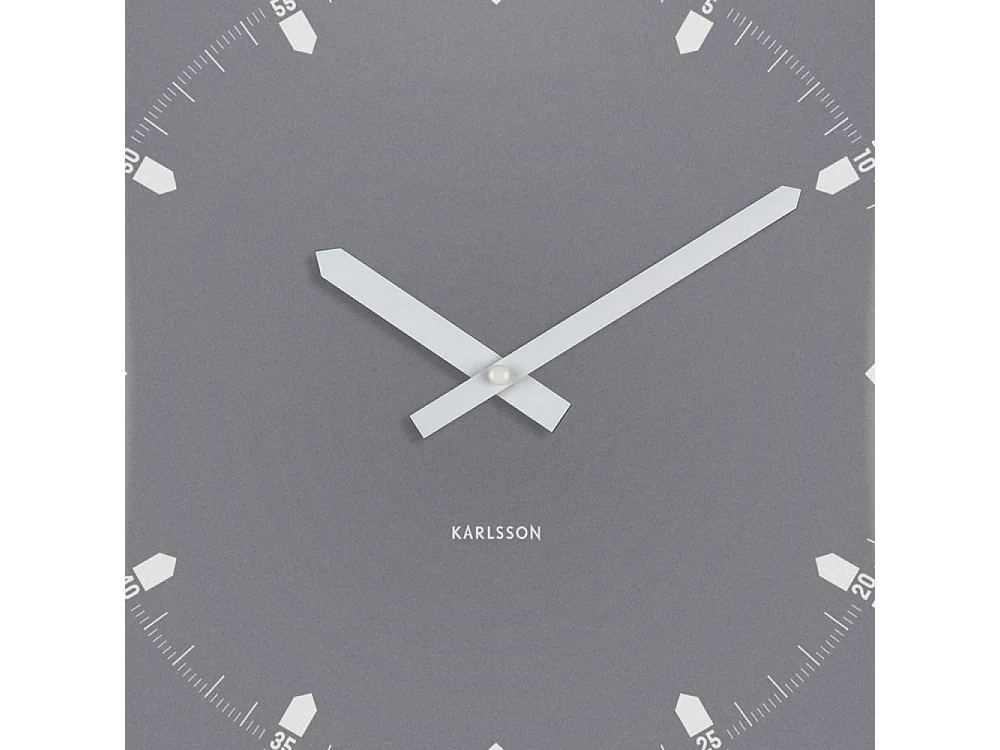 Horloge murale en métal Sucinto Dome Square