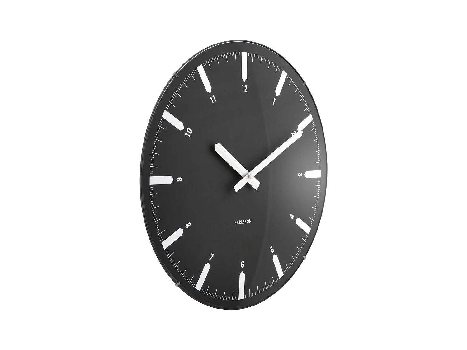 Horloge murale en polypropylène Realista Dome