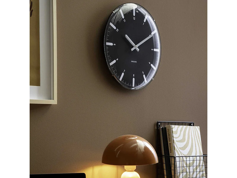 Horloge murale en polypropylène Realista Dome