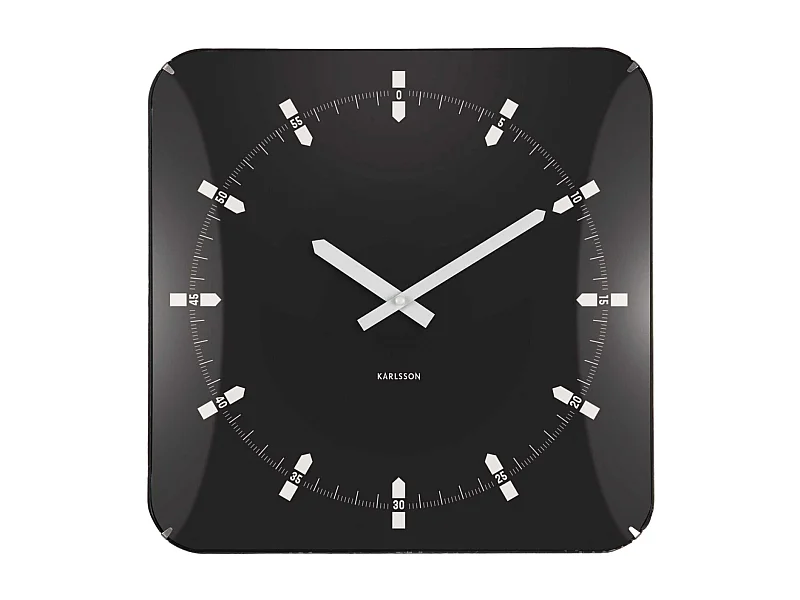 Horloge murale en métal Sucinto Dome Square