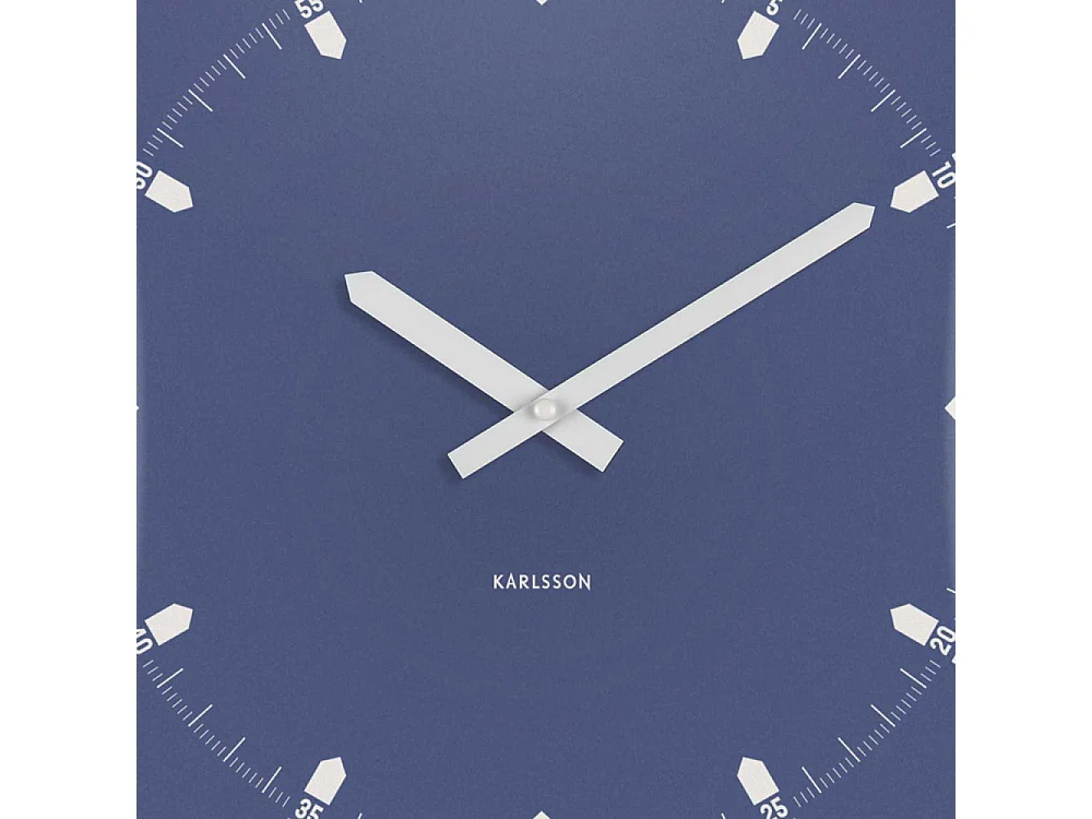 Horloge murale en métal Sucinto Dome Square