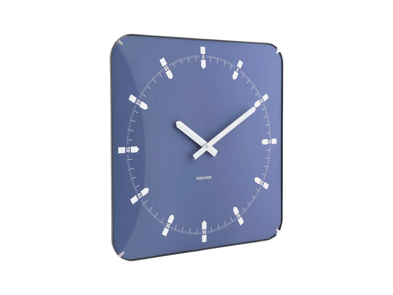 Horloge murale en métal Sucinto Dome Square