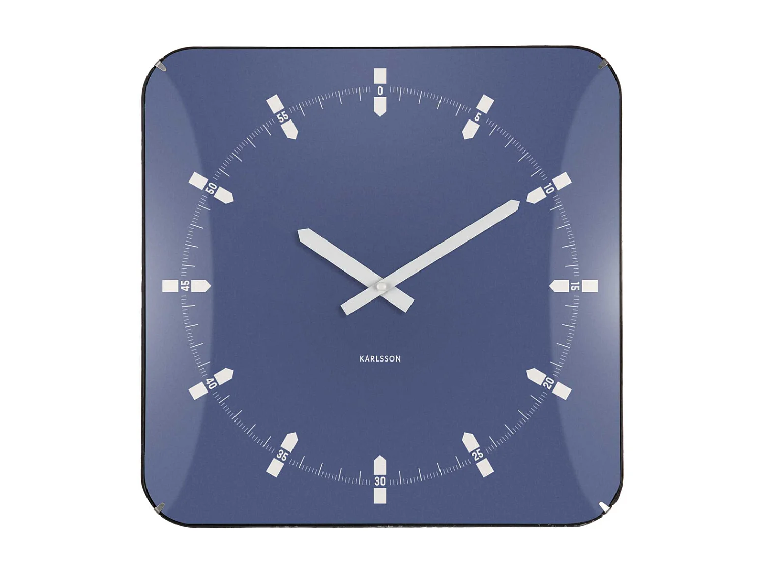 Horloge murale en métal Sucinto Dome Square