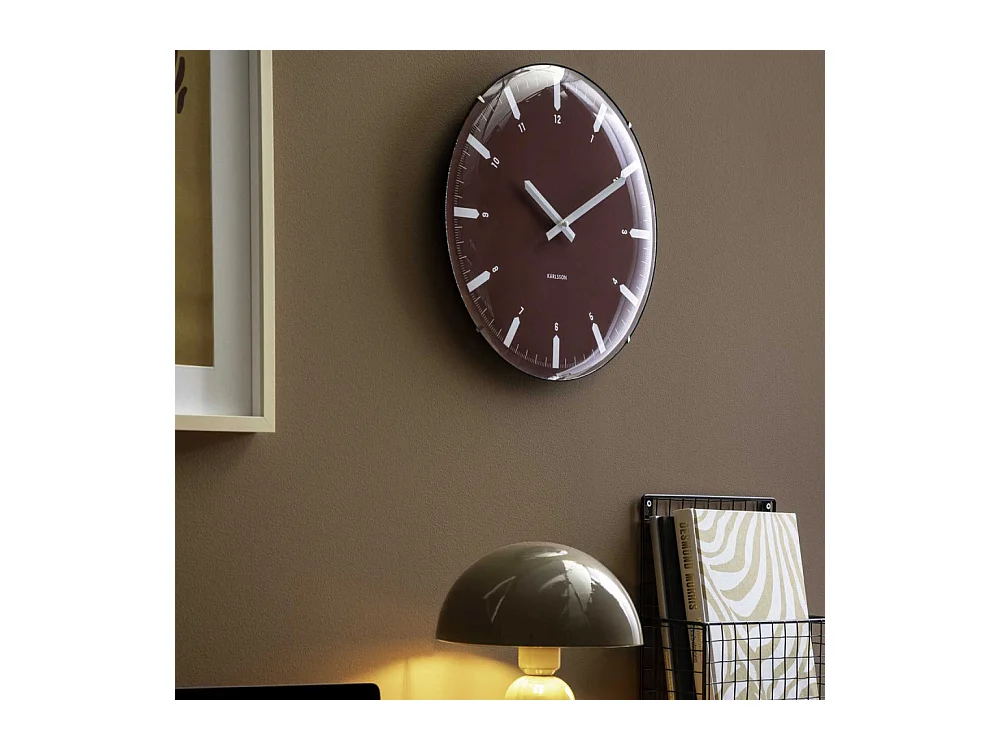 Horloge murale en polypropylène Realista Dome