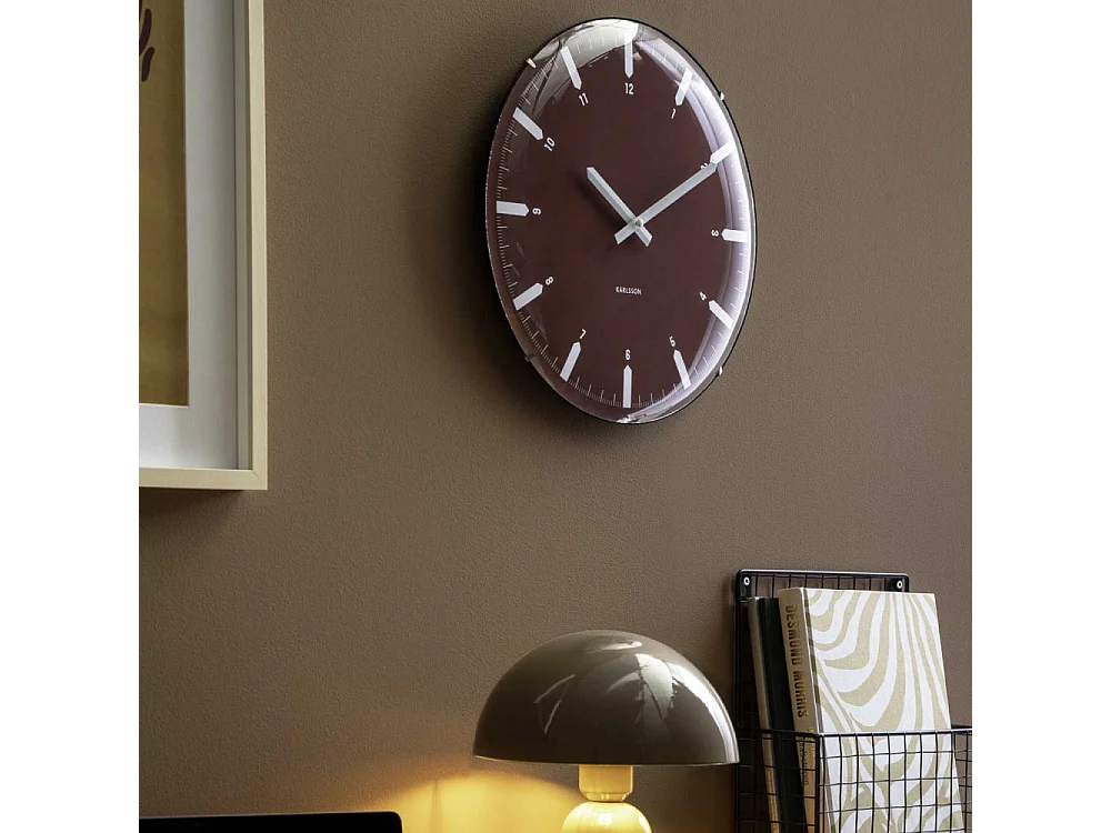 Horloge murale en polypropylène Realista Dome