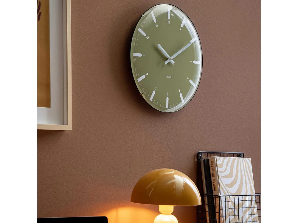 Horloge murale en polypropylène Realista Dome