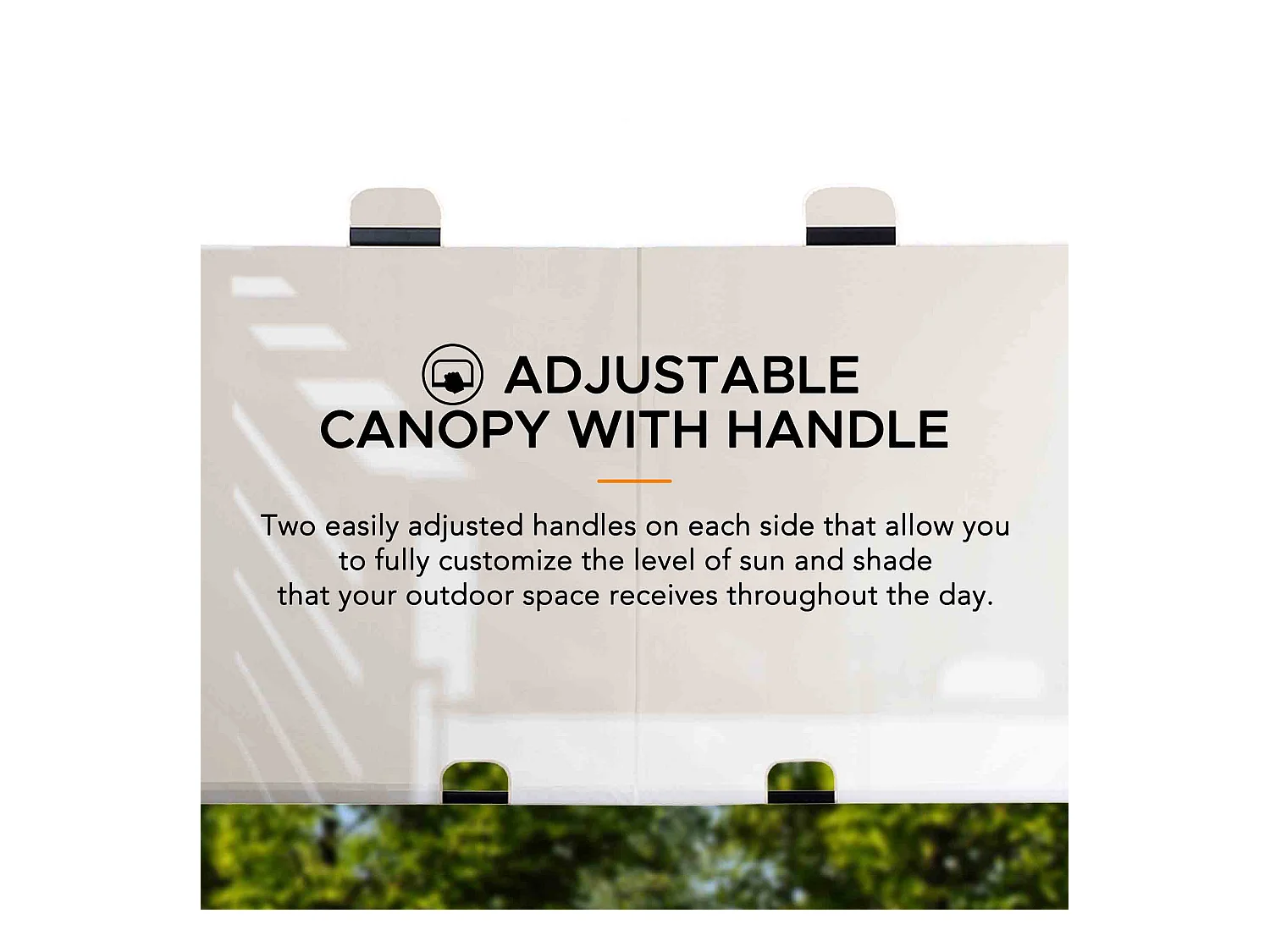 Kit pergola en acier avec auvent réglable blanc et mur d'intimité OETA 304 cm x 372 cm