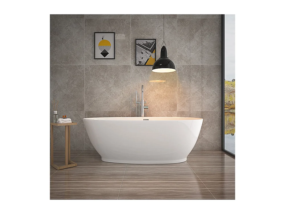 Home Deluxe Baignoire en pose libre DELIA