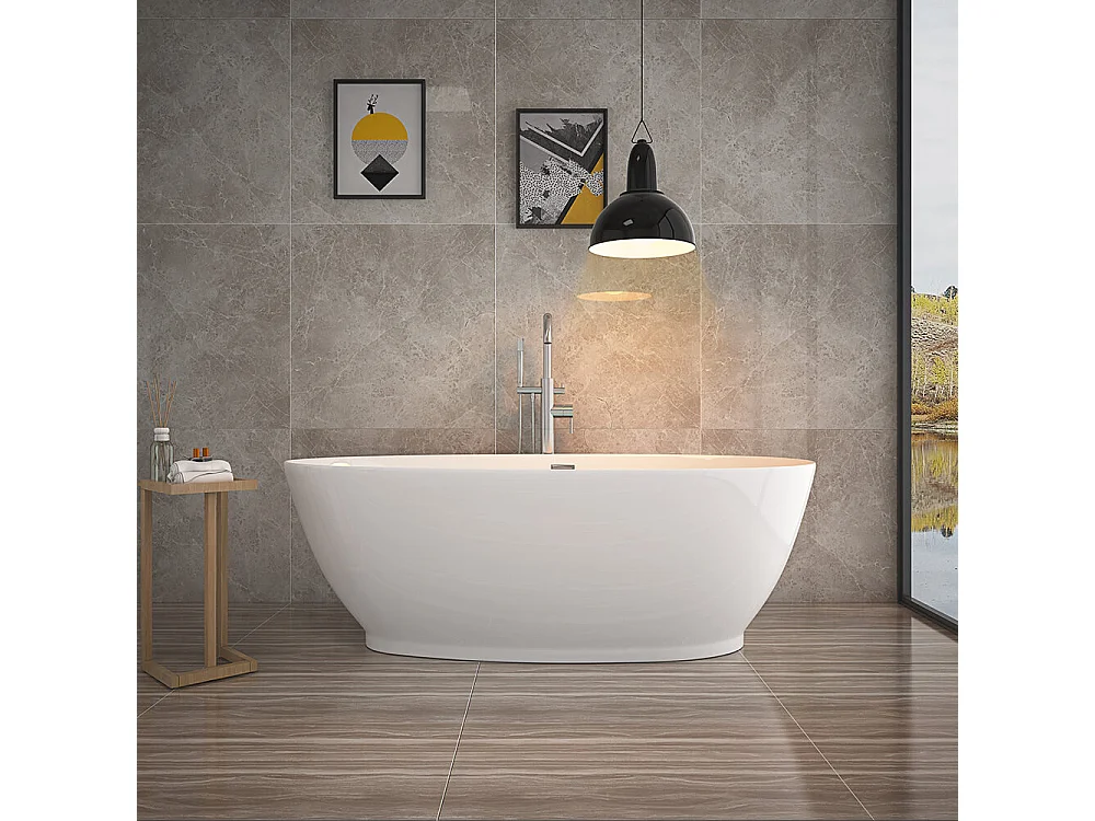 Home Deluxe Baignoire en pose libre DELIA