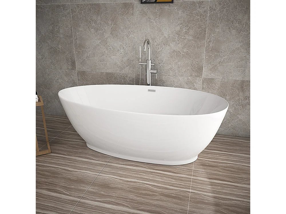 Home Deluxe Baignoire en pose libre DELIA