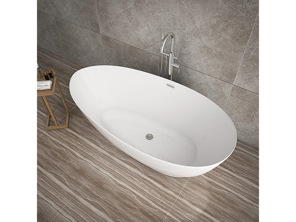 Home Deluxe Baignoire en pose libre DELIA