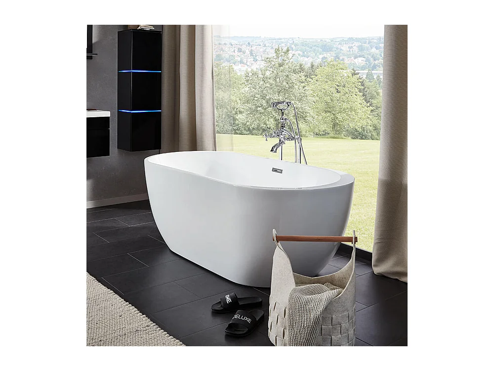 Home Deluxe Baignoire en pose libre CODO Blanc