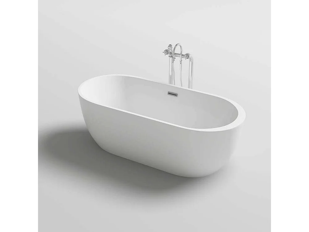 Home Deluxe Baignoire en pose libre CODO Blanc