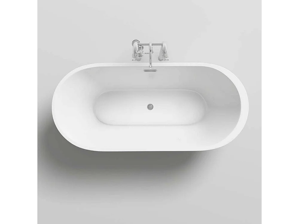 Home Deluxe Baignoire en pose libre CODO Blanc