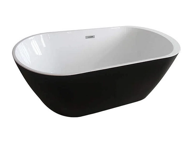 Home Deluxe Baignoire en pose libre CODO BLACK
