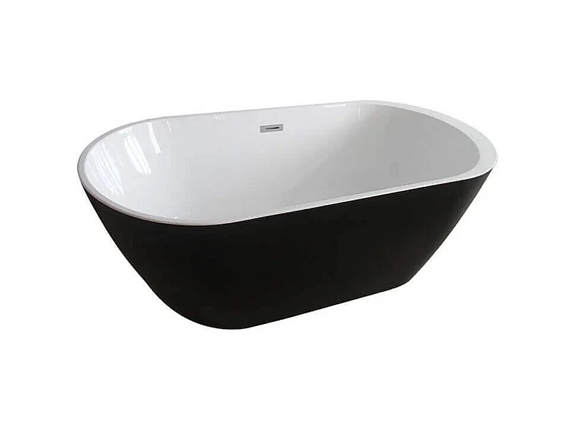 Home Deluxe Baignoire en pose libre CODO BLACK