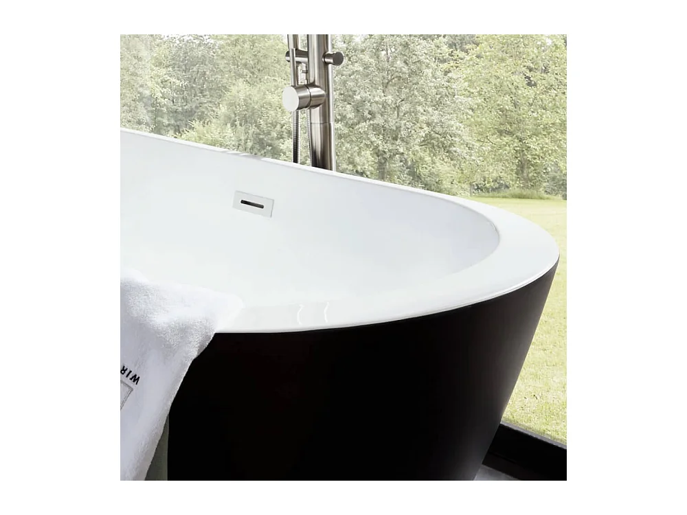 Home Deluxe Baignoire en pose libre CODO BLACK