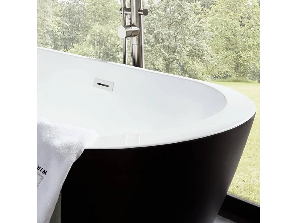 Home Deluxe Baignoire en pose libre CODO BLACK