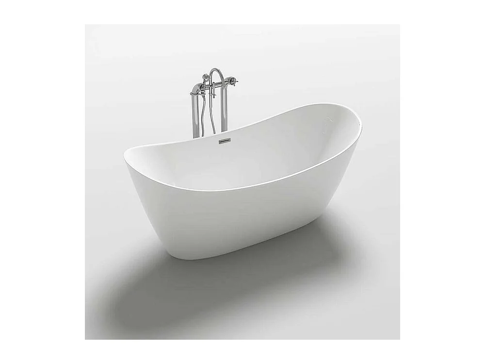 Home Deluxe Baignoire en pose libre OVALO