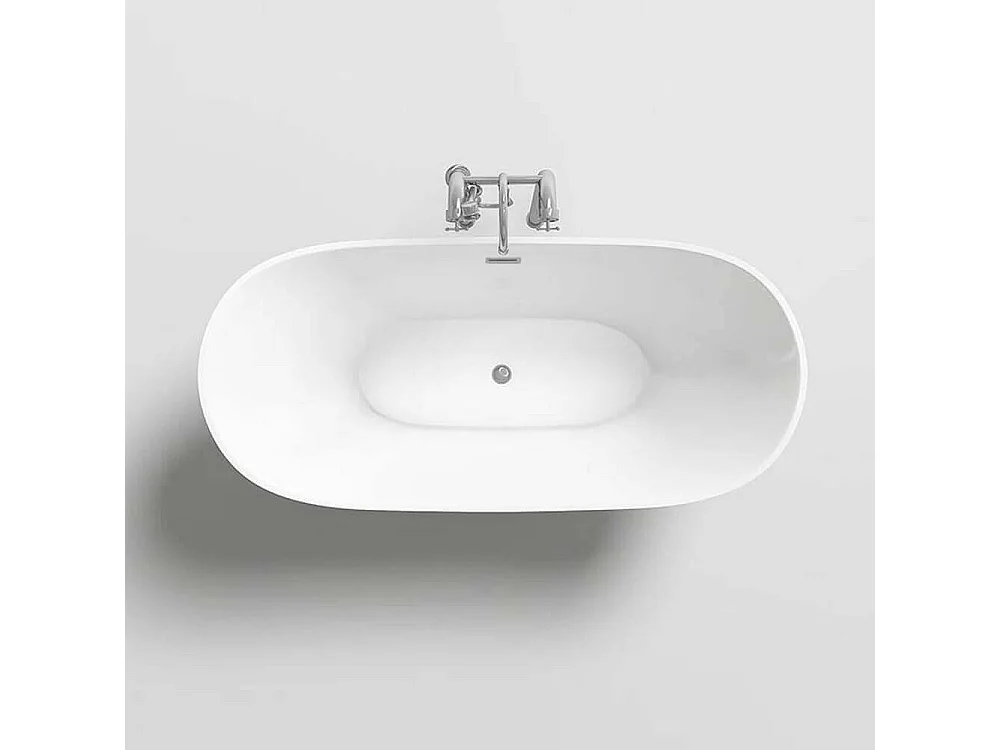 Home Deluxe Baignoire en pose libre OVALO