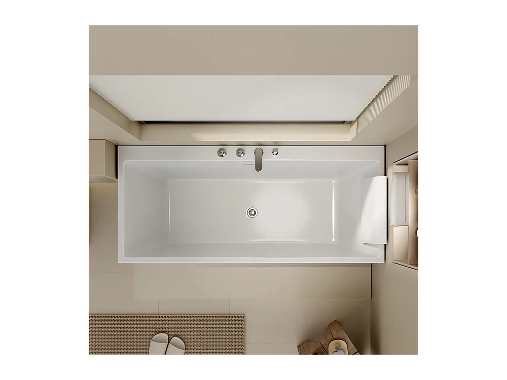 Home Deluxe Baignoire AMBER - 170 x 58 x 80 cm