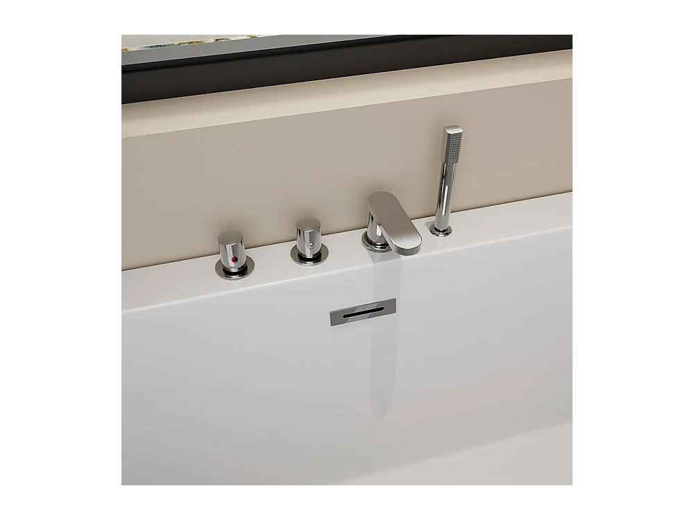 Home Deluxe Baignoire AMBER - 170 x 58 x 80 cm