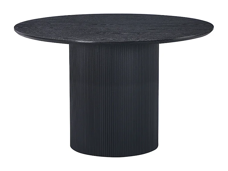 Home Deluxe | Table de salle à manger CAMILLO - Ronde, Dark Oak